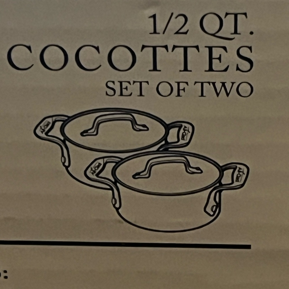 All-Clad Gourmet 1/2 Qt. Cocottes Set of (2)